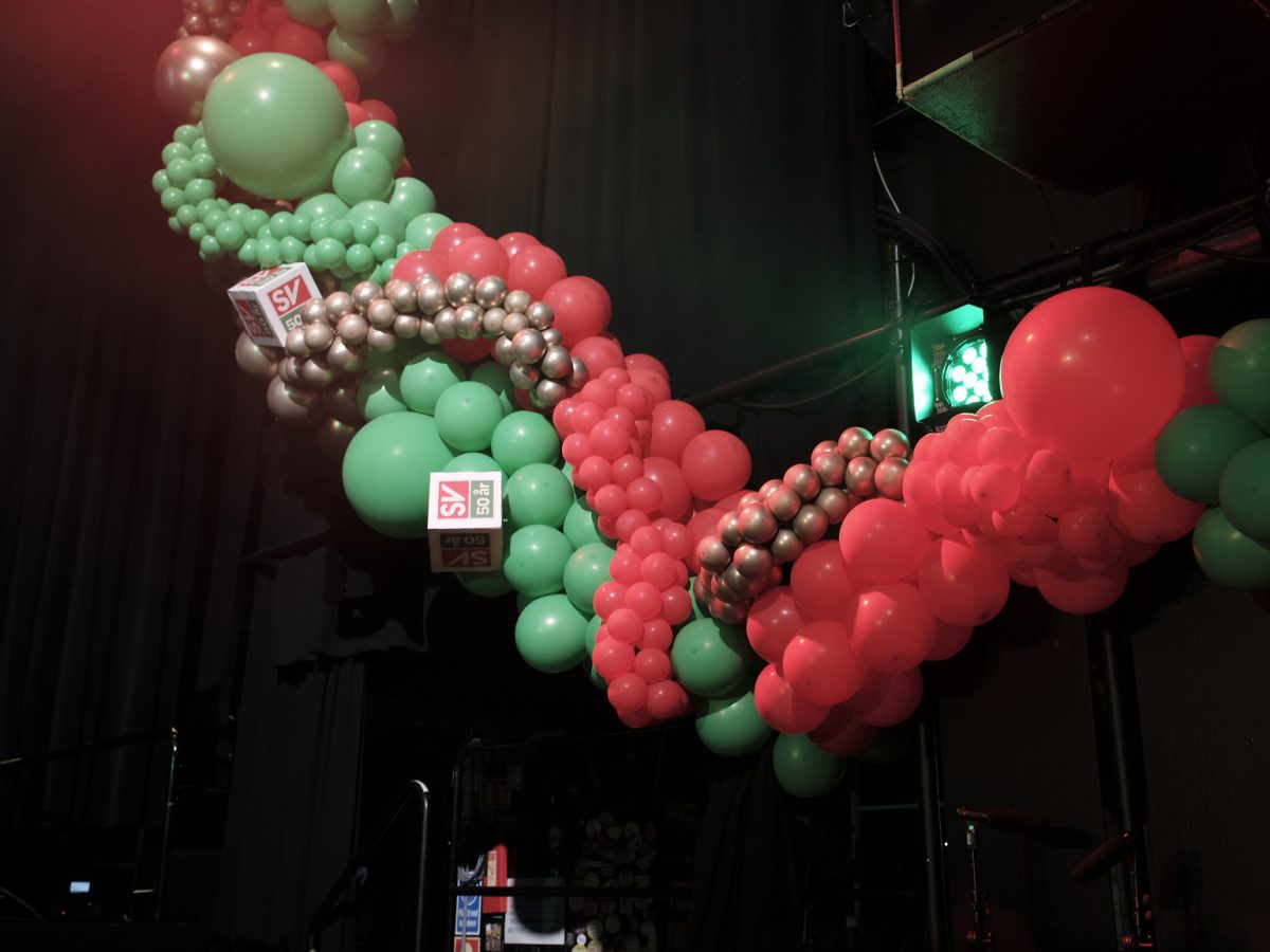SV 50-årsjubileum ballonger